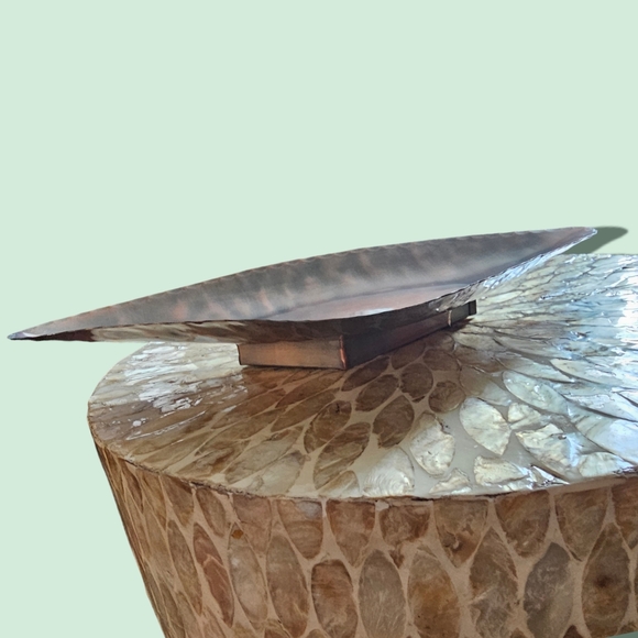 MCM Mid Century Modern Gregorian Copper Abstract Bowl - Picture 7 of 9